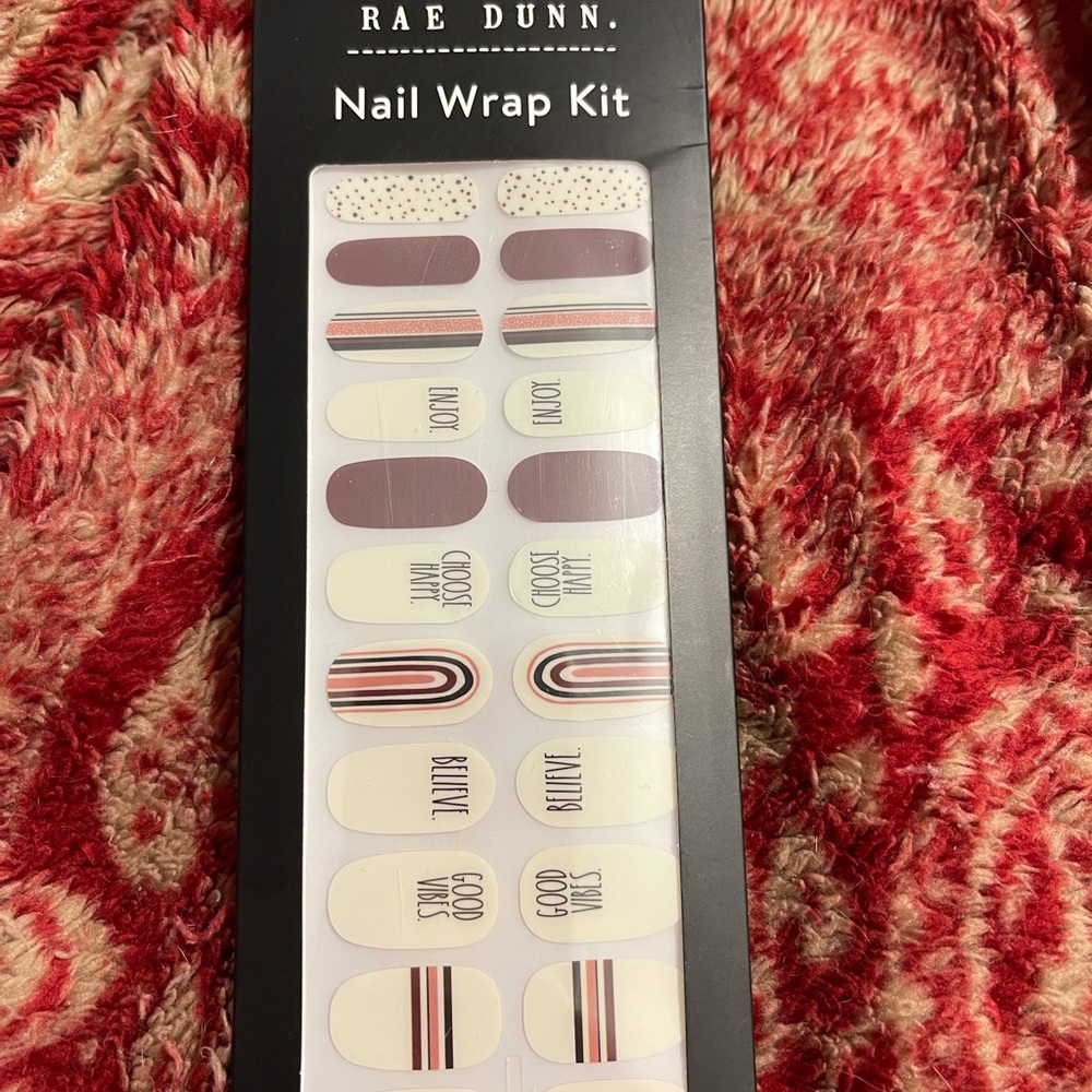 2/$20 Rae Dunn Nail Wraps RAINBOW NWT